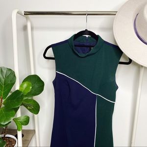Alexia Admor • High Neck Color Block Sheath Dress